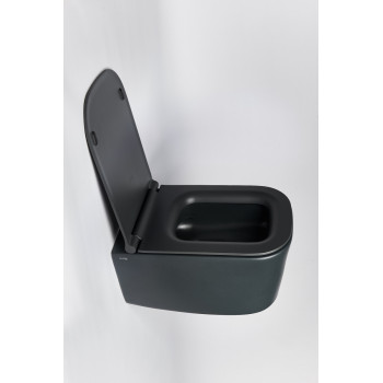 Комплект унитаза с крышкой GALASSIA KIT MEG11PRO 5486NEMT Slim