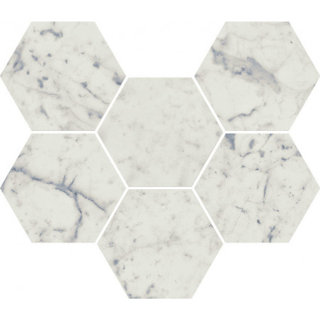 Керамогранит 620110000065 Charme Extra Carrara Mosaico Hexagon 25x29