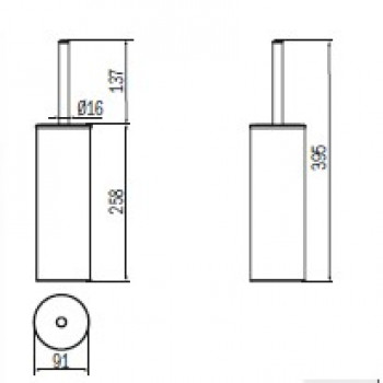 Ершик туалетный INDA MY ART AV014BCR04Y