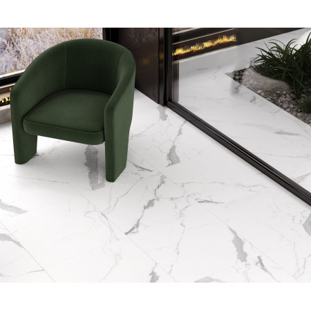 Керамогранит Venatino Grey белый Сатинированный Карвинг 60х120