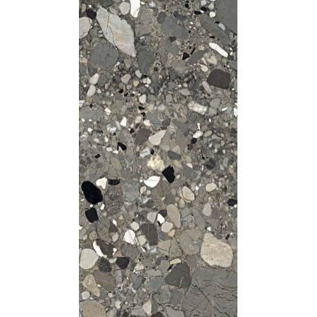 Керамогранит CR209 Arseno Nero carving 600х1200х9