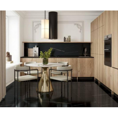 Керамогранит Lawa black черный полированный 60x60