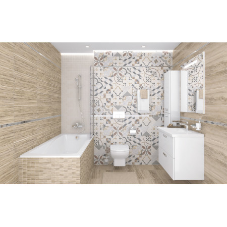 Мозаика MM60065 Декор Amber мозаичный микс 20х60