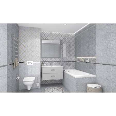 Плитка Arte Декор серый 08-04-06-1370 20х40