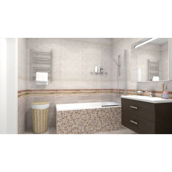 Плитка Alba вставка мозаика многоцветная (A-AI2L451G) 30x30