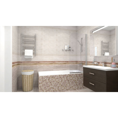 Плитка Alba вставка мозаика многоцветная (A-AI2L451G) 30x30