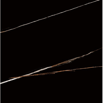 Керамогранит Lawa black черный полированный 60x60