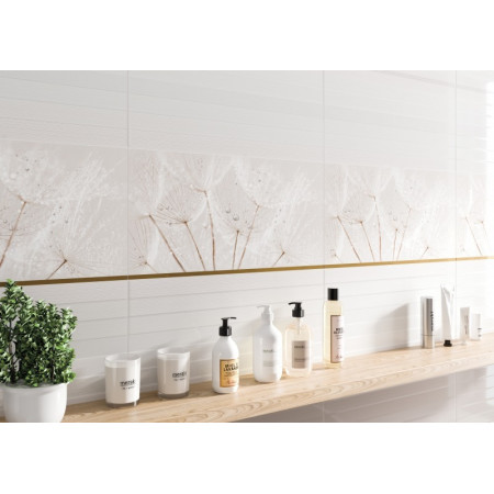 Плитка A15953 Металлический бордюр Metallic золотистый 0,5x75