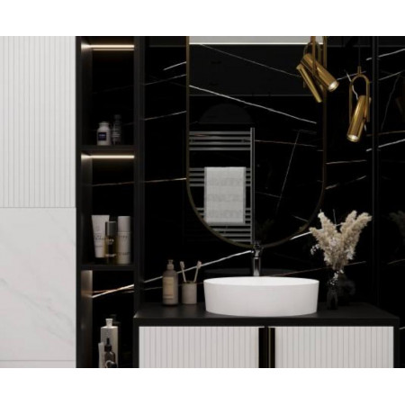 Керамогранит Lawa black черный полированный 60x60