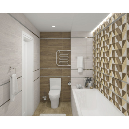 Плитка 34008 Village голубой микс 25х50