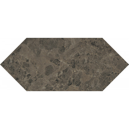 Плитка 35014 Бикуш коричневый глянцевый 14х34