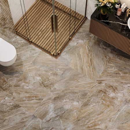 Керамогранит 60120NAM21P Namibia Marron полированный 600x1200x7