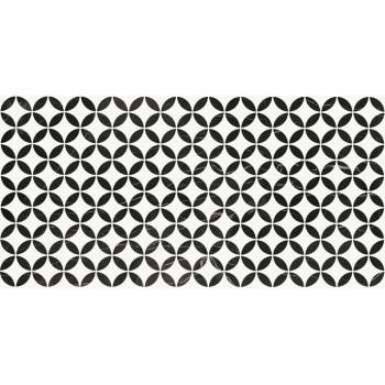 Керамогранит Black Calacatta Kristal Decor Rectified Parlak Nano 60x120