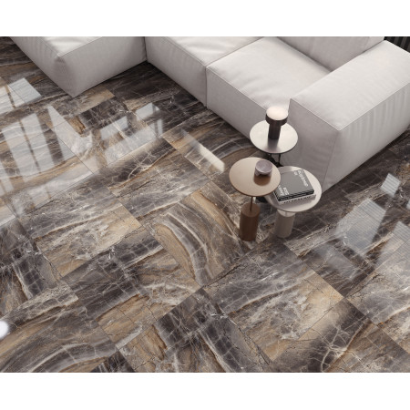 Керамогранит Electra Brown Полированный 60x120