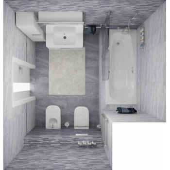 Плитка Pegas тёмно-серый 17-01-06-1177 20х60