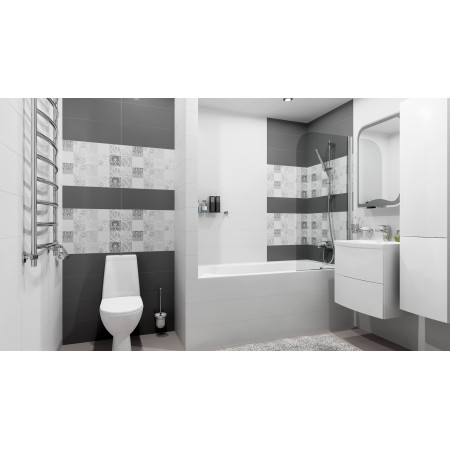 Плитка C-WHS053D-51 White белая матовая 20x60