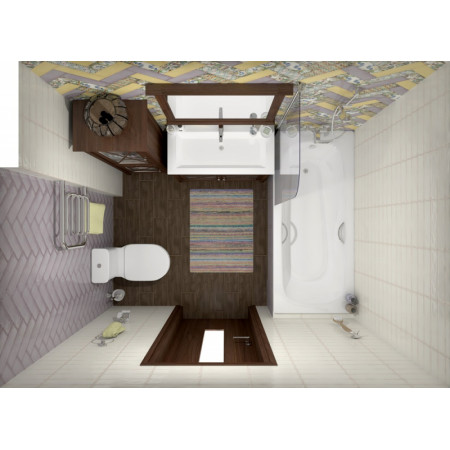 Плитка HGD/A309/9016 Монпарнас декор 8.5*28.5