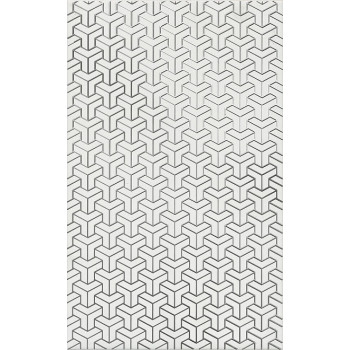 Плитка HGD/A371/6397 Декор Ломбардиа белый 25*40