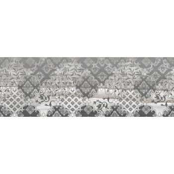 Плитка Декор Grace Fancy серый 20х60