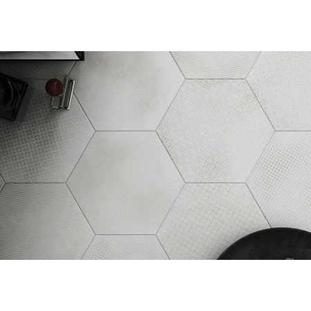 Керамогранит 23511 Urban Hexagon Light 29,2X25,4