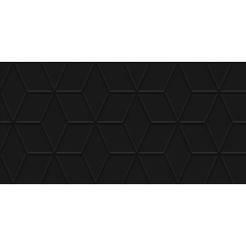 Плитка Tabu чёрный рельеф 30х60