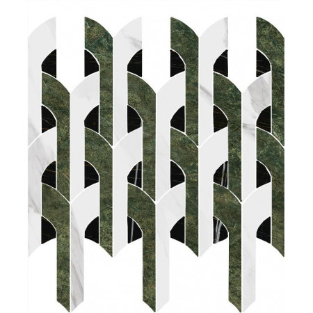 Керамогранит ID148 Риальто Нобиле 2 наборный лаппатированный 34,5x30