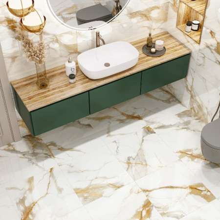 Керамогранит 6060STI00P Statuario Infinito White 60x60