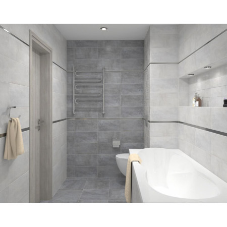 Плитка Bastion мозаика серый 08-00-06-453 20х40