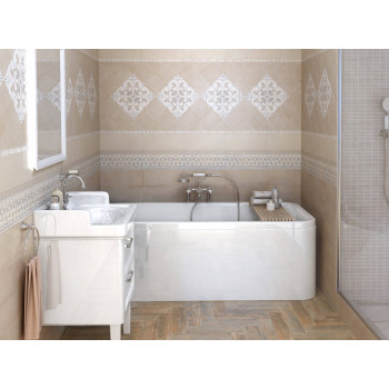 Плитка BLD022 Багет Пикарди голубой 15*3