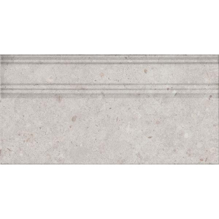 Плитка FME015R Плинтус Риккарди серый светлый матовый обрезной 20x40