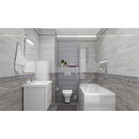 Плитка Bona Бордюр тёмно-бежевый 66-03-11-1344 6,2х40