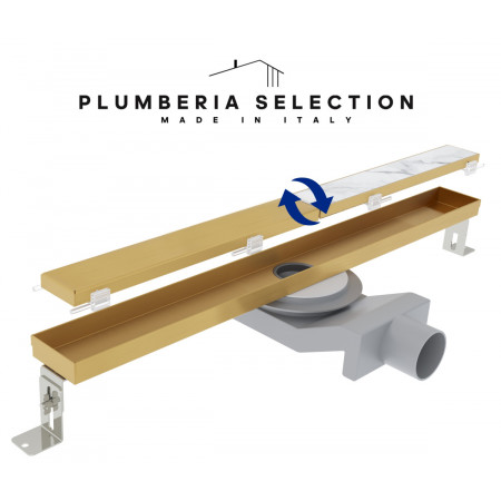 Душевой трап PLUMBERIA SELECTION PSL LINEAR PSL90OB