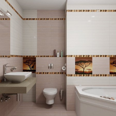 Плитка Бордюр рельефный Africa br1020D210-1 20х10