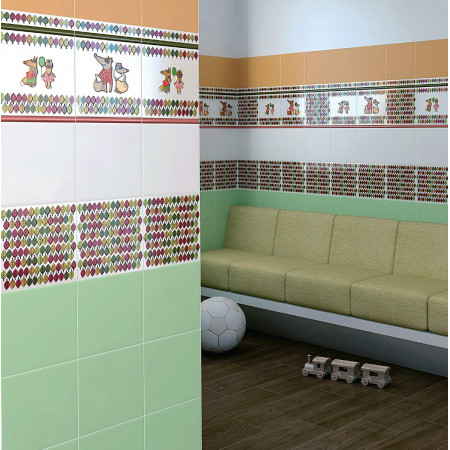 Плитка NT/A17/5155 Листья бордюр 20*3,6