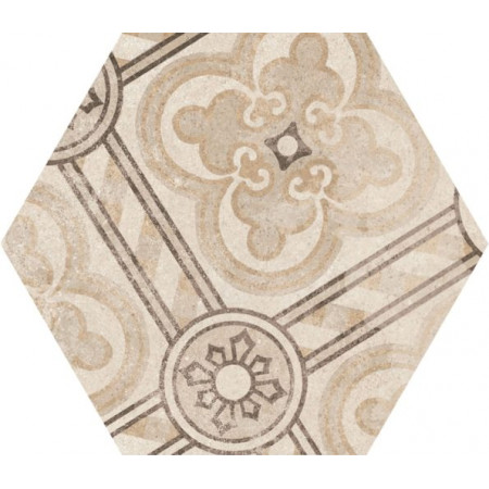 Керамогранит 22098 Hexatile Cement Garden Sand 17,5x20 (17 видов паттерна)