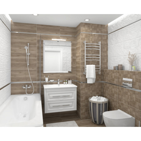 Керамогранит Timber коричневый мозаика 30х60