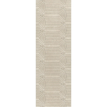 Плитка OP/C201/12138R Декор Безана серый светлый обрезной 25*75