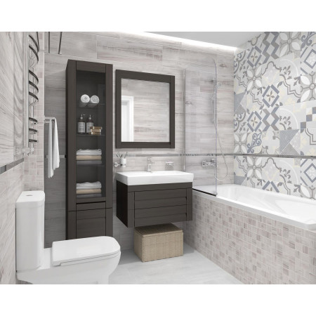 Плитка Woody серый 25х75