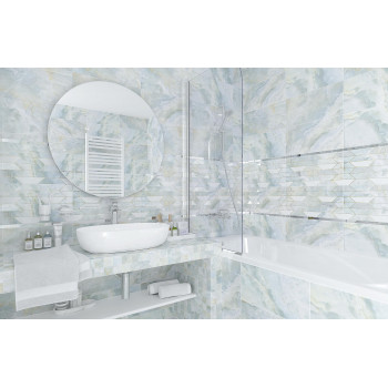 Плитка 34049 Sky голубой 25х50