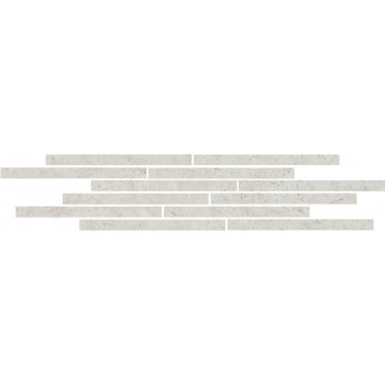 Мозаика T025/11206 Декор Карму мозаичный серый светлый матовый 75х15