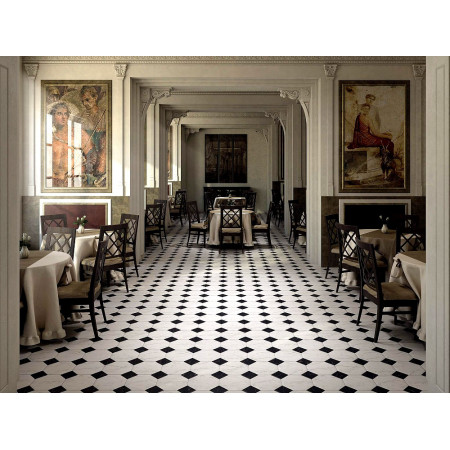 Керамогранит 1268HS Сансеверо черный 9.8*9.8