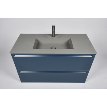 Тумба с раковиной INDA Piccadilly 80BD Cemento