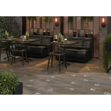 Керамогранит SG403800N Довиль коричневый тёмный матовый 9.9x40.2