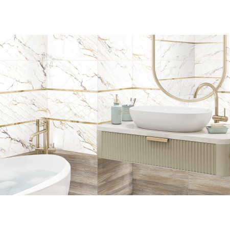 Плитка WT9DET11 Detroit Calacatta Gold 249*500*8,5