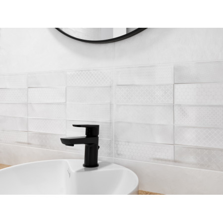 Плитка CSL524D Carly рельеф кирпичи декорированная светло-серый 29,8x59,8