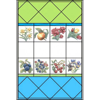 Плитка TFA009 Оранжерея Яблоко 9.9*9.9