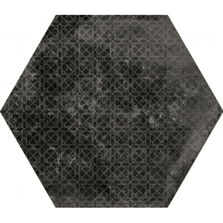 Керамогранит 23604 Urban Hexagon Melange Dark 29,2X25,4