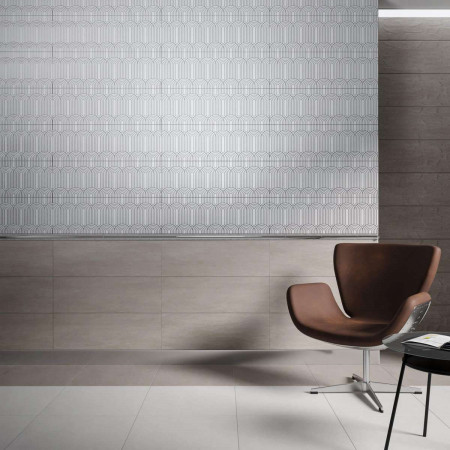 Плитка 12151R Безана серый светлый структура обрезной 25*75