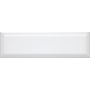 Плитка 9010 Аккорд белый грань 8,5х28,5