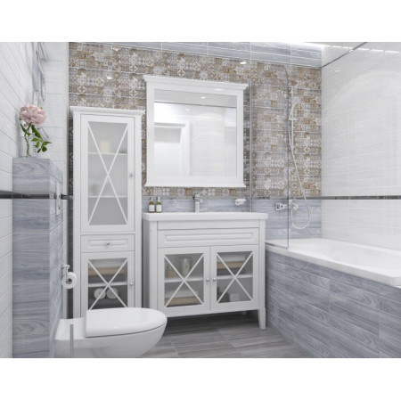 Плитка Bona Бордюр тёмно-серый 66-03-06-1344 6,2х40